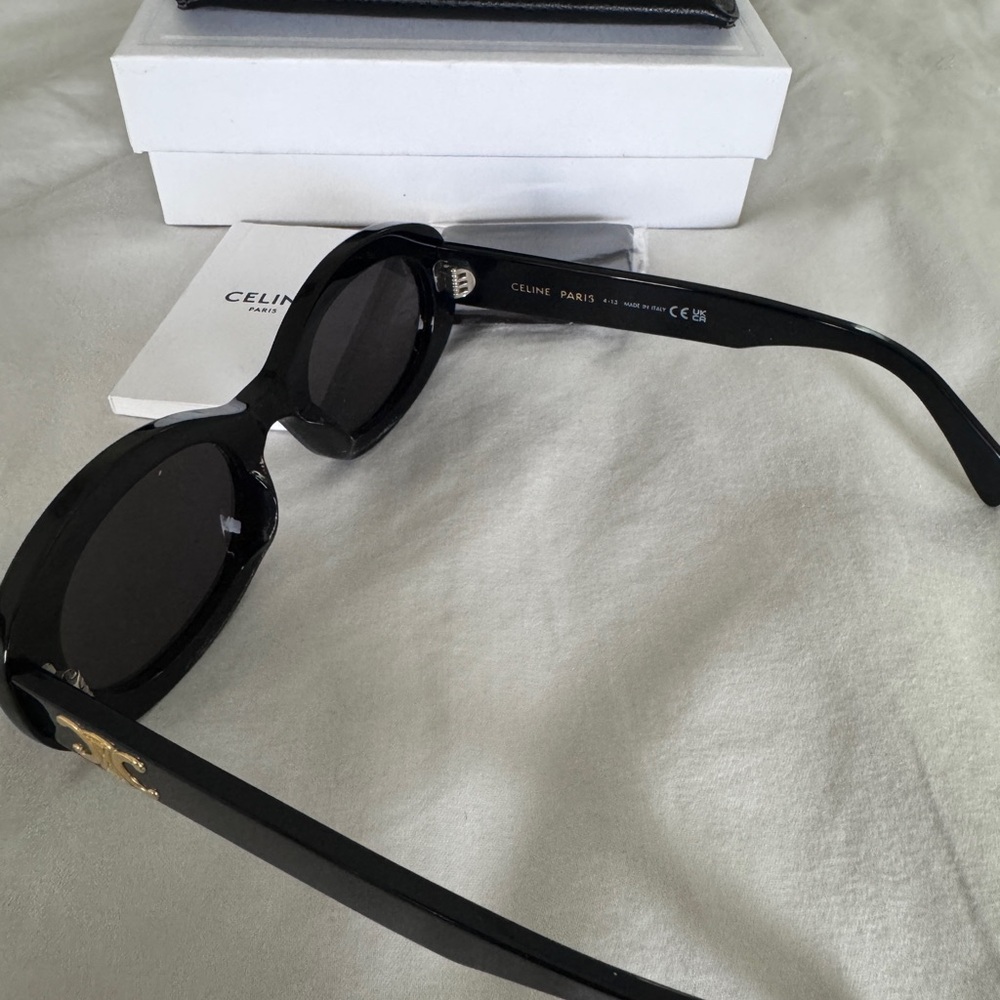 Celine Black Triomphe 01 Sunglasses - Picture 3 of 5